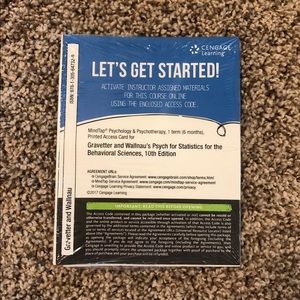 Gravetter and Wallnau’s psych for statistics